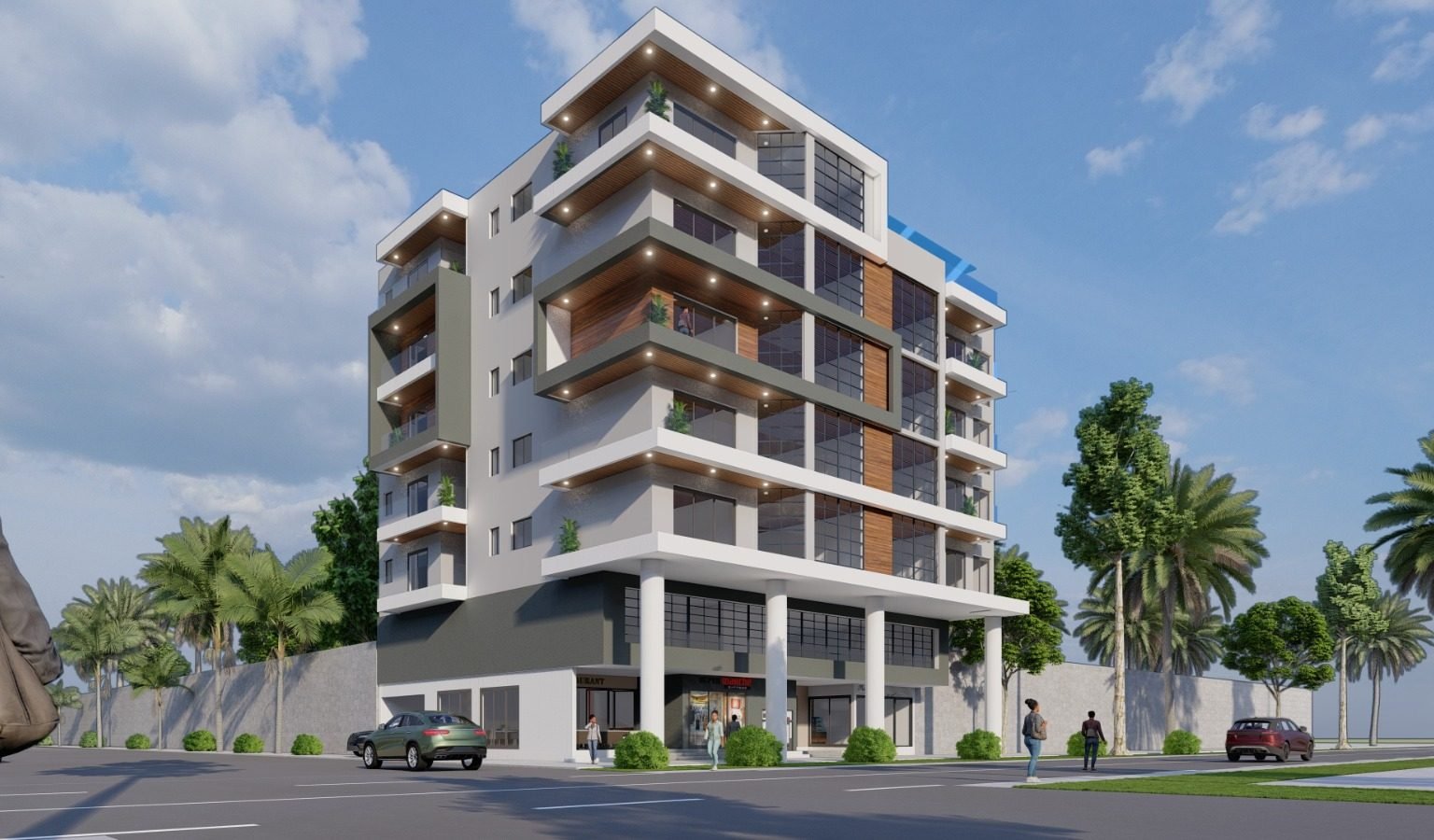 Projet de construction d'un immeuble R+5 avec mezzanine a rufisque annee 2023